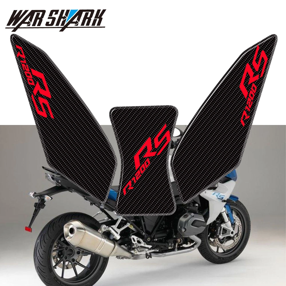 Carbon Fiber Motorcycle Tank Pad Sticker Motorcycle Sticker Bmw