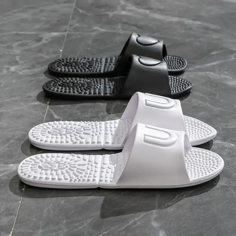 Lightweight Foldable Travel Slippers Women Soft Sole Eva Non Slip Bathroom Slides Woman 2025 Summer Unisex Travel Hotel Slippers 3