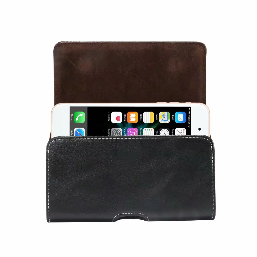 Universal Leather Phone Belt Clip Case Waist Bag