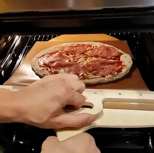 Sliding Pizza Peel Pala Pizza Scorrevole Shovels kitchens Tools Wooden Handle Transfer Spatula Bread Baking Tools Pizza Peel