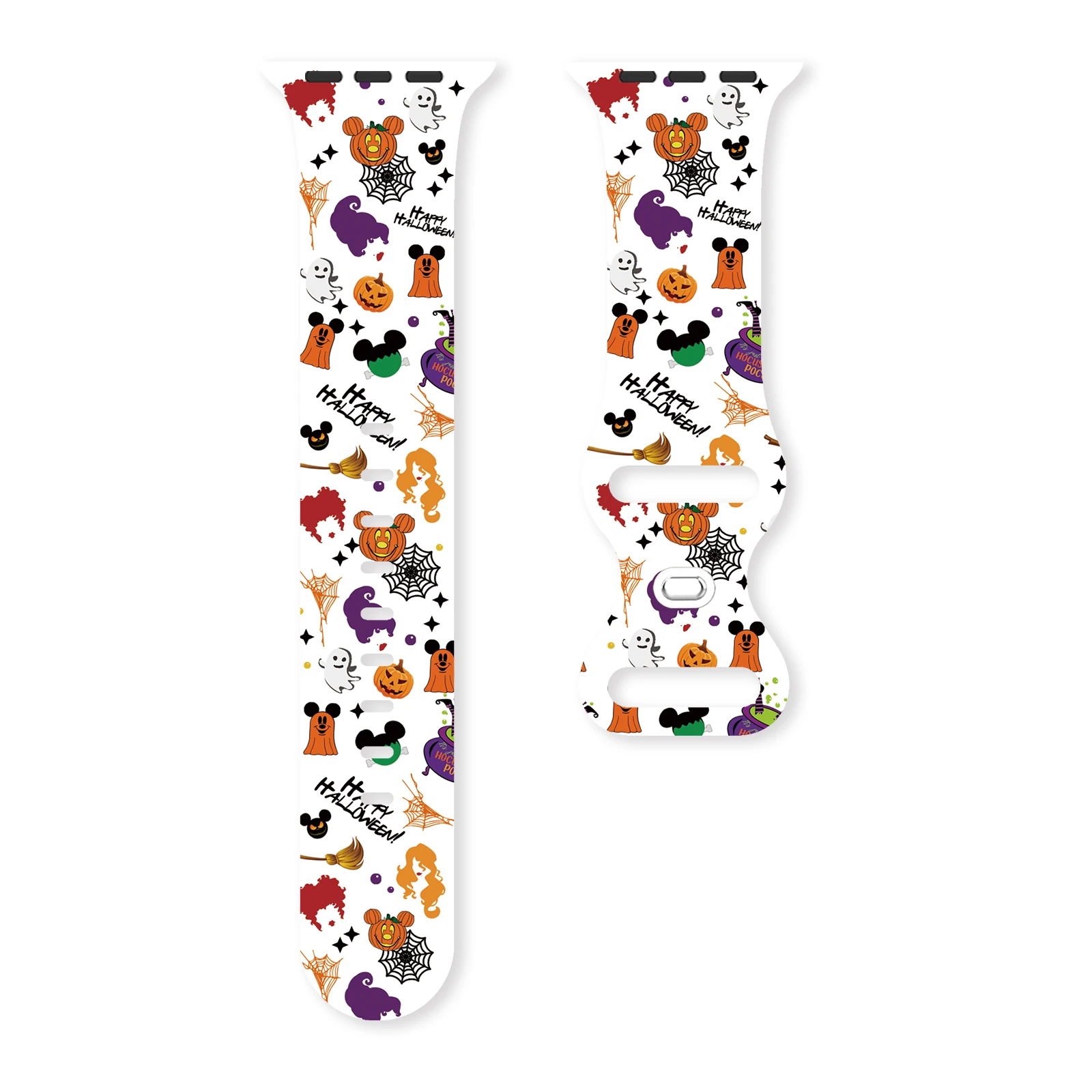 FEPITO Pulseras De Silicona De Halloween – 60 Unidades En 6 Diseños Con Calaveras, Arañas, Calabazas Y Fantasmas, Talla única Para Niños Y Adolescentes