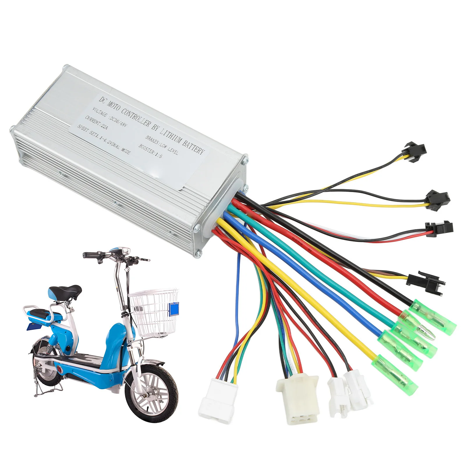 

36V/48V 500W Brushless Square Wave Controller for 500W Electric Bicycles with Enhanced Heat Dissipation and Easy Maintenance