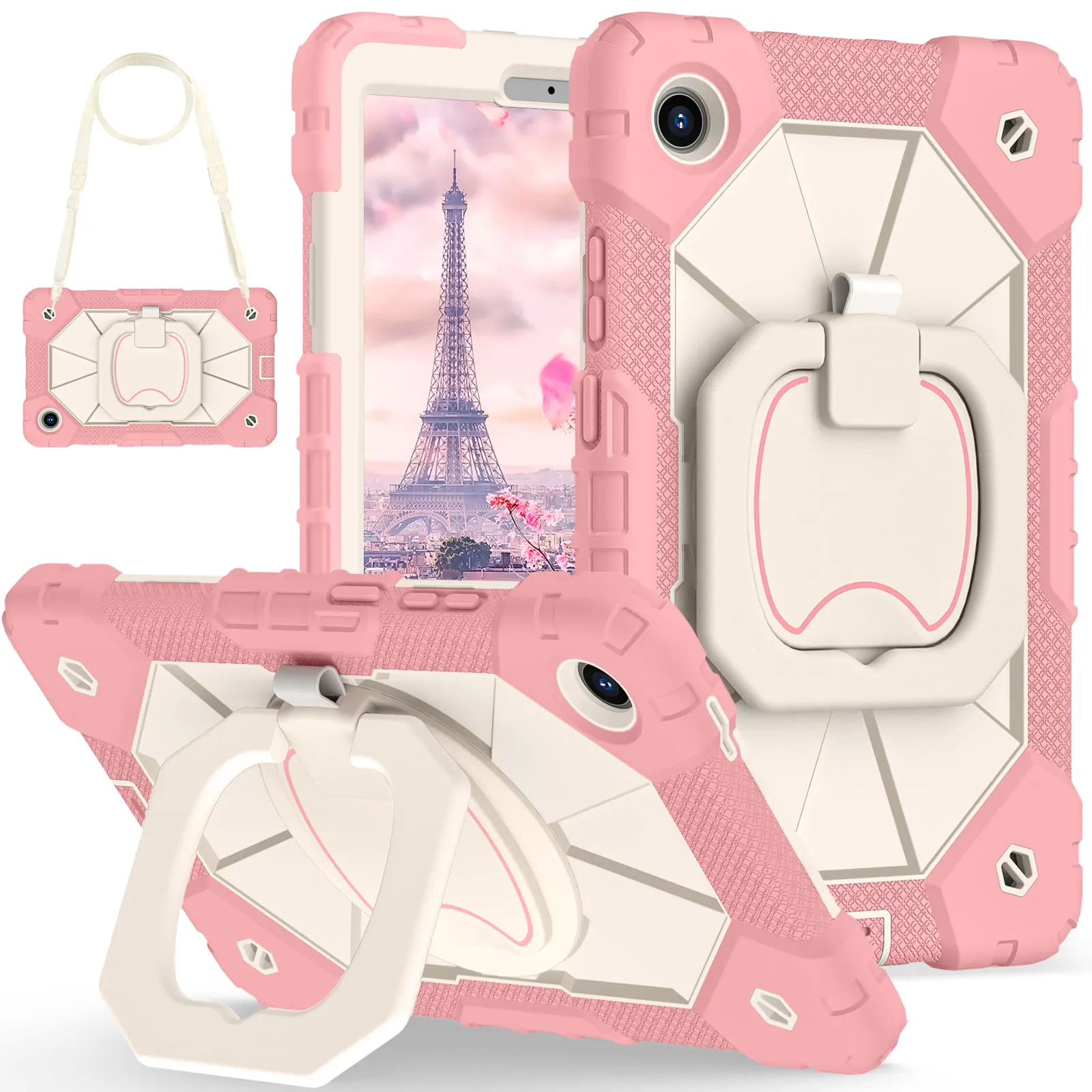 Child-Safe Protective Tablet Cover with Handle and Shoulder Strap