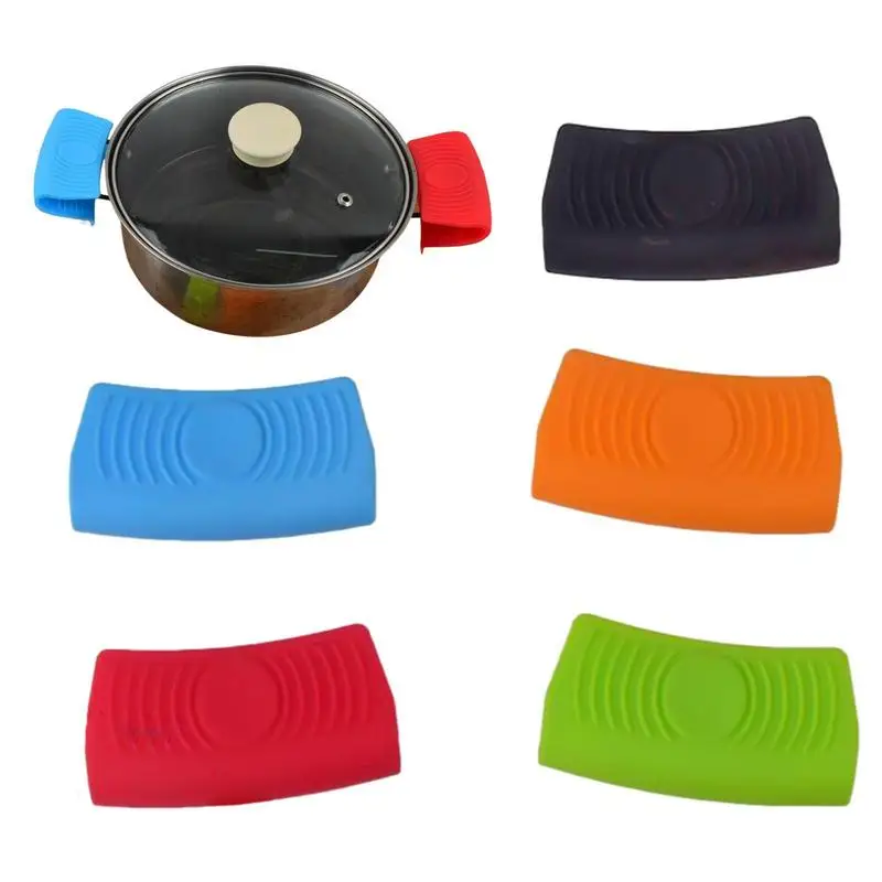 Silicone Anti-slip Magnetic Clip Butterfly Gloves Clip Casserole Ear Pan Heat Insulation Grips Anti-Hot Pot Kitchen Tool