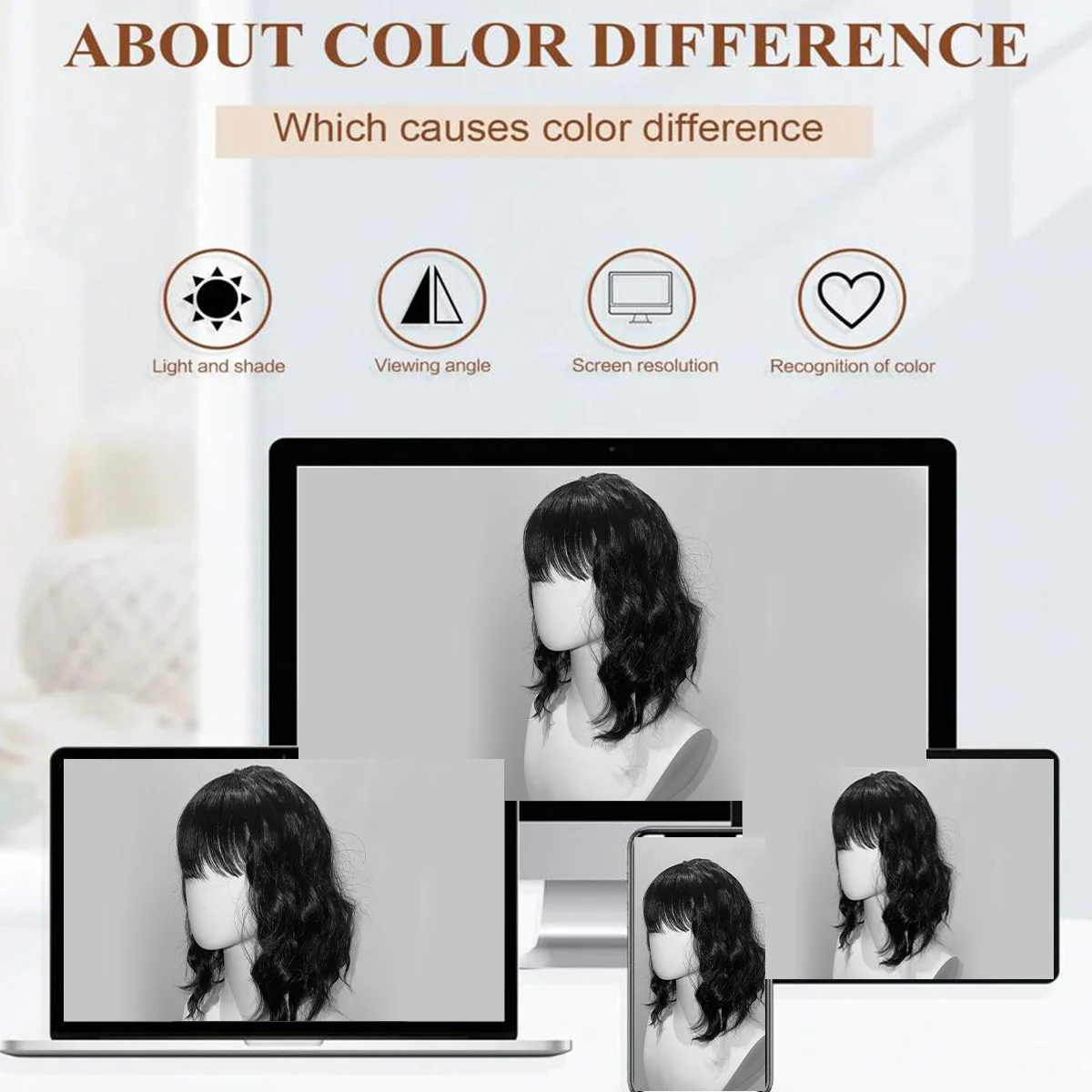 Synthetic Bob Wigs for Cosplay Short Black Wigs for Women 14 Inch Wavy Wig with Bangs Natural Looking Heat Resistant