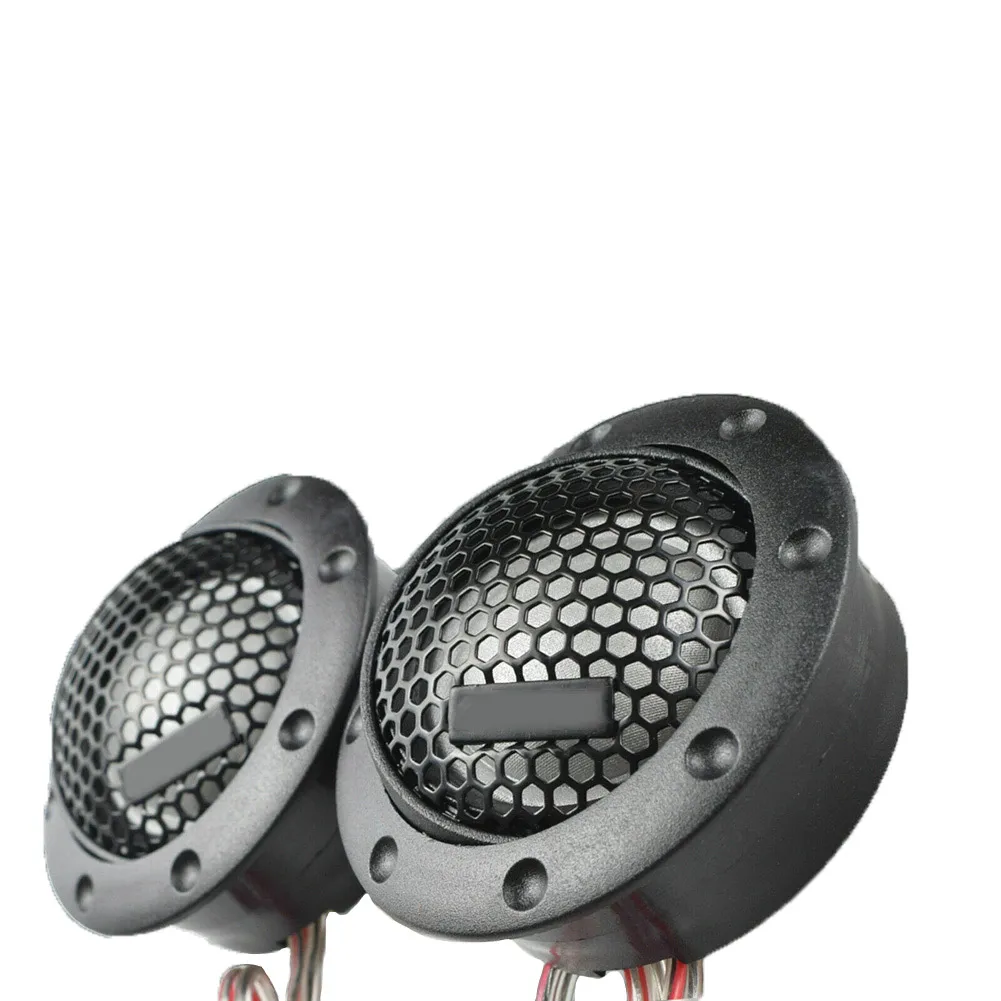 자동차 스피커 트위터 액세서리 4000Hz-26Khz 밸런스드 카 오디오 교체용 소프트 돔 12-24V 2.5CM 1인치 새 제품