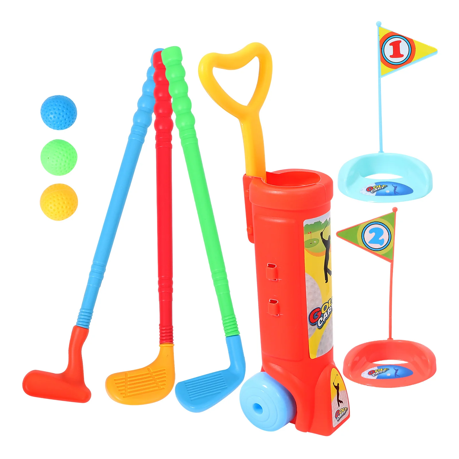 

Kids Outdoor Toys Golf Club Set Clubs Mini Casual Toddler Plastic For Game Child