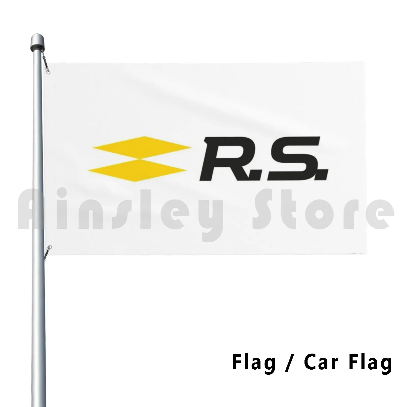 Rs Flag Car Flag Printing Formula Personalizzata Retro Circuit Williams Senna Legend Hero Racing Le Clio Rc Rcz