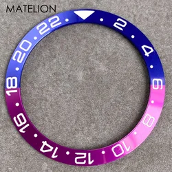 Elegant Ceramic Aluminum Watch Bezel Insert (Alloy purple - blue)