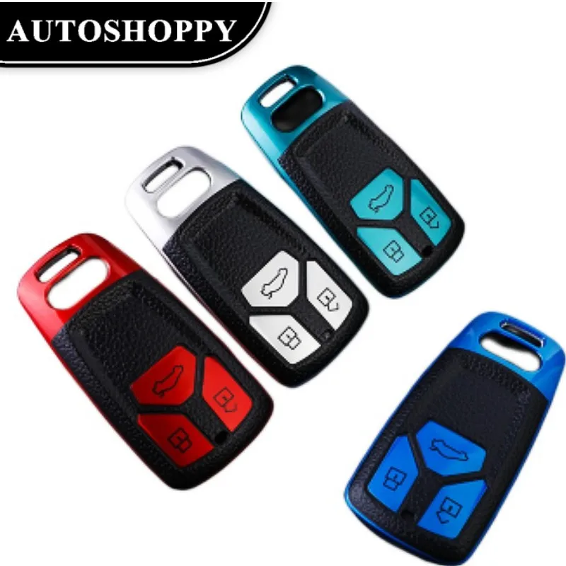 

New Soft Leather TPU Car Remote Key Cover Case Shell For Audi A4 B9 A5 A6L A6 S4 S5 S7 8W Q7 4M Q5 TT TTS RS Coupe Accessories