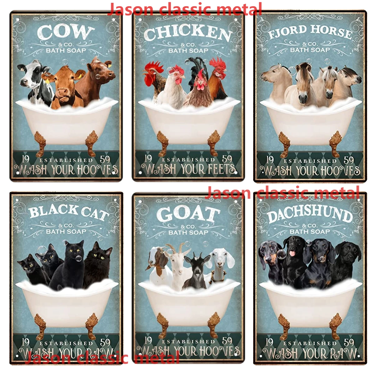 

Farm Decor Cow Signs ,Funny Cow Decor Bathroom Decor Accessories Wall Art metal sign Retro Poster Bar Home Bathroom Wall Decor