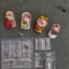 1pc Christmas Halloween Pumpkin Spider Christmas  3D Acrylic Mold   Nail Art Decorations  Nails DIY Design Silicone  Nails  Mold 1