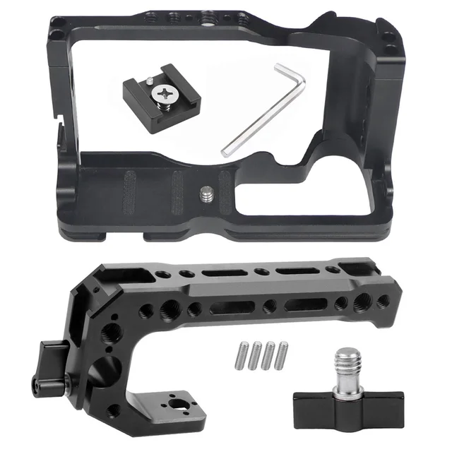 Gabbia Per Fotocamera Canon EOS M6 Mark II - In Alluminio CNC Con Supporti Freddi E Piastra Quick Release - Foto 7