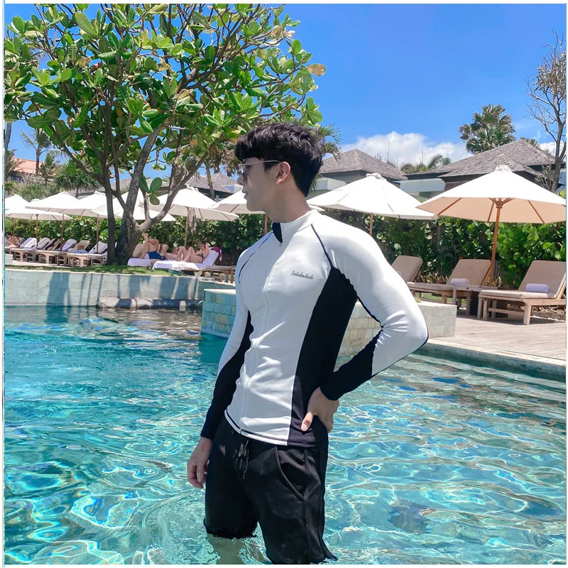 Men's Rash Guard Swim Shirts and Trunks Summer Sun UV Sun Protection Quick Dry Beach Fishing Water Shirts T for Men/Women rash guard