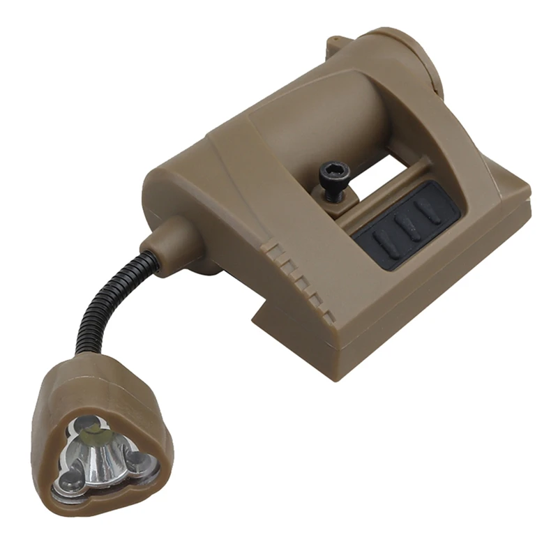 

Фонарик для MPLS с зарядкой от шлема, 3 режима, нейлоновая энергосберегающая наружная лампа для охоты, кемпинга, прочная