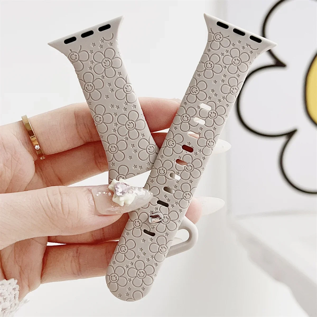 Watch Band For iWatch 42/44/45/49mm 38/40/41mm Silicone Fashion Watch Strap for Watch Series Ultra2 Se 9/8/7/6/5/4/3/2/1_voghion.com