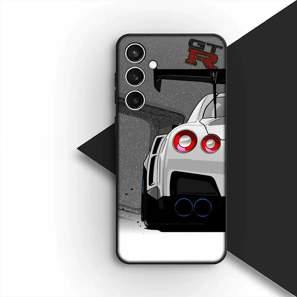 Supercar Cartoon Taillights Soft Phone Case