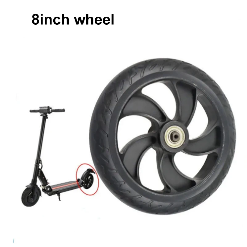 

Kugoo S1 Rear Wheel 8Inch Rubber Solid Tire With Hub For Kugoo S1 Pro Electric Scooter Wheel