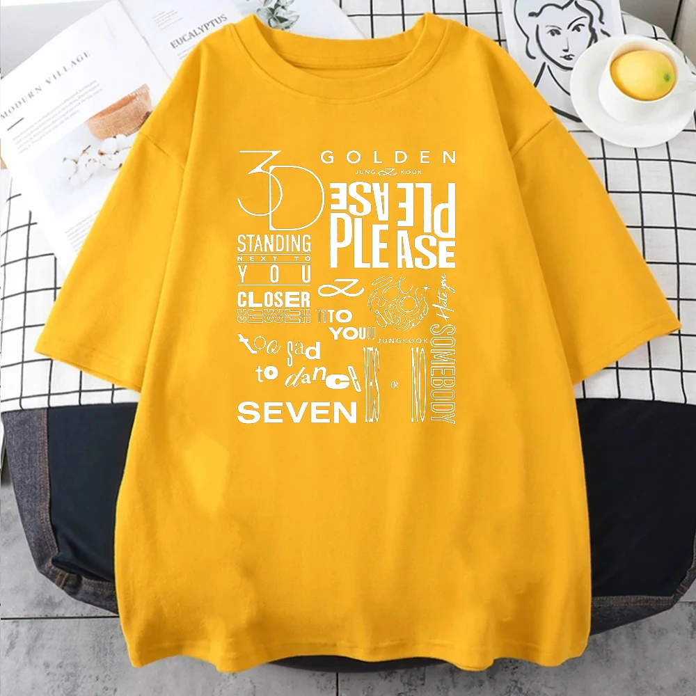 JUNGKOOK GOLDEN ロングTシャツ XL BTS Jungkook Kpop Shirt, Golden Album, Jung Kook JK T-shirt