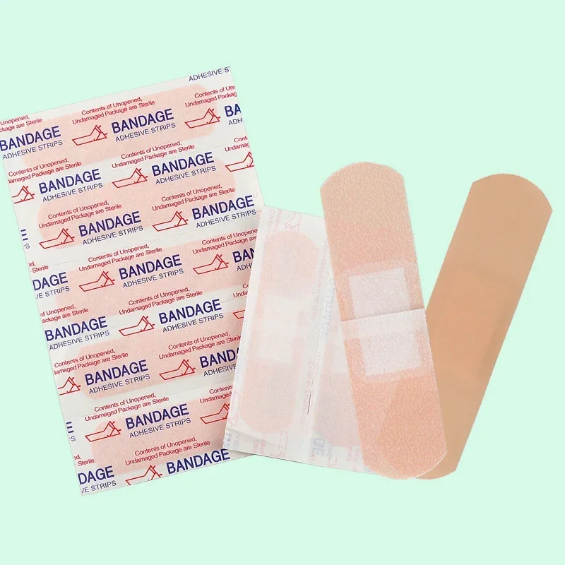 Adhesive Plaster Waterproof Breathable Band-Aids Cushion Wound Hemostasis Sticker Band First Aid Bandage Medical Gauze