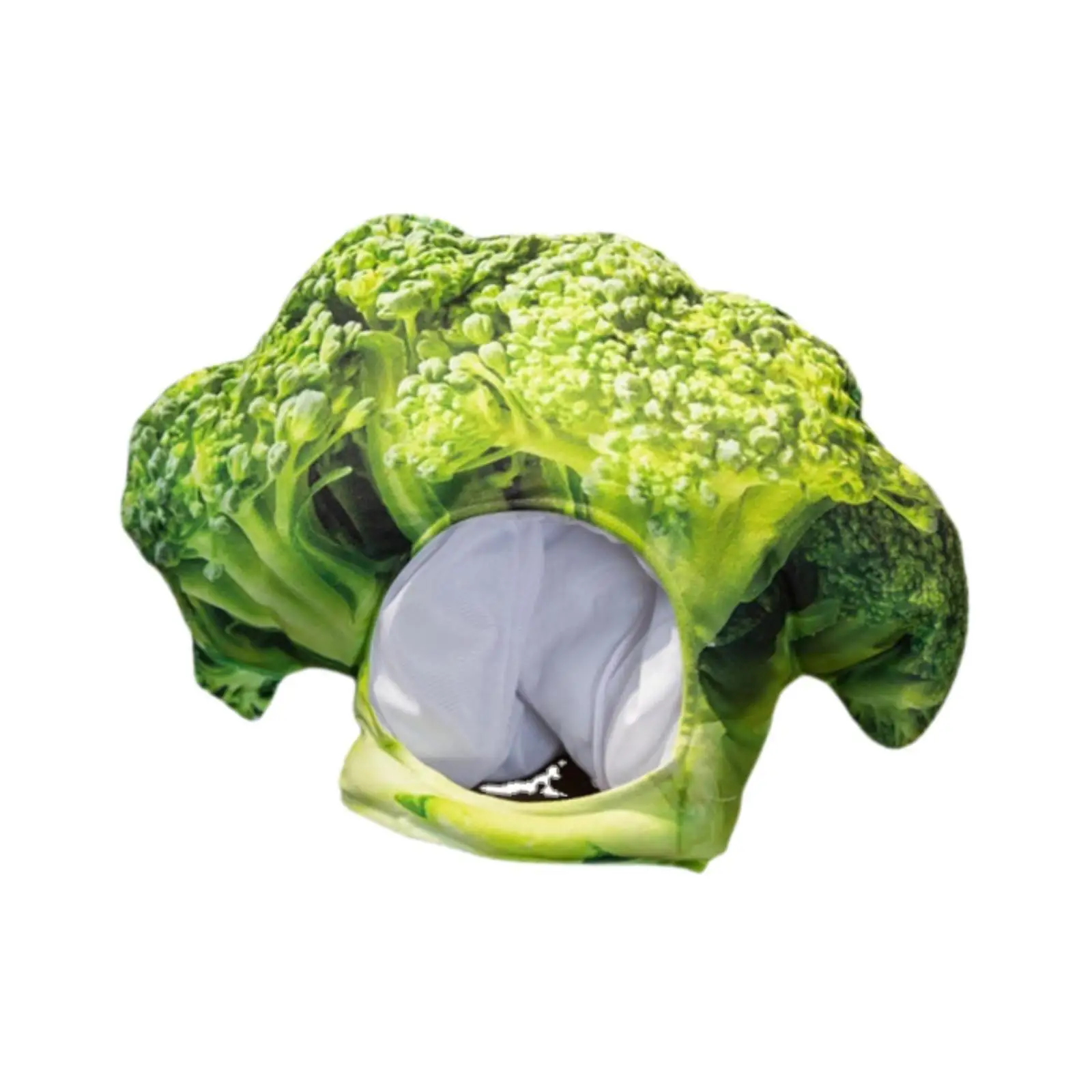 Plush Headgear Hat Broccoli Decor Hat Photo Props Cosplay Costume Best Gifts Novelty Prop Dress Costume Cute Cosplay