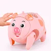 Electric LED Lighting Musical Pig Animal with Leash Walking Toy Kids Xmas Gift Electronics Robot Gifts Children Birthday Present 5