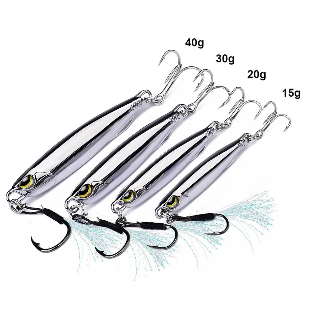 Fishing Lure 15g/20g/30g/40g High Reflective 3d Eyes Artificial