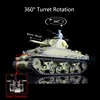 Toys HENG LONG 1/16 7.0 Plastic M4A3 Sherman 3898 360° Turret Barrel Recoil RC Tank TH17669-SMT4 1