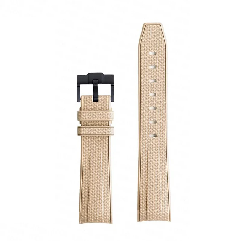 Waterproof Silicone Watch Strap with Stainless Steel Buckle - Soft & Durable Watch Band
