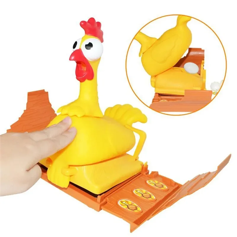Lucky Chicken Board Game Toys Chicken Laying Eggs Family Parent-child Interactive Toys Gags Joke Party Table Game Toys for Kids 5