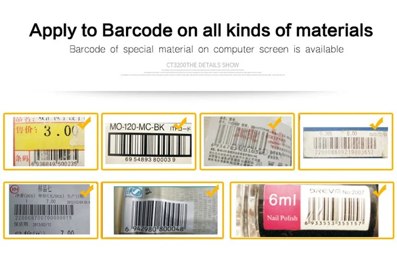 Barcode Scanner Omnidirectional 1D Code Read Desktop Hands-Free Wired USB Platform Scanning Barcode Reader for Supermarket Store scanspeeder