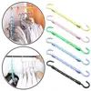 New Clothes Storage Folding Multi-function Closet Organizer 5-Hole Clothes Hanger Space Saving Magic Hanger 5