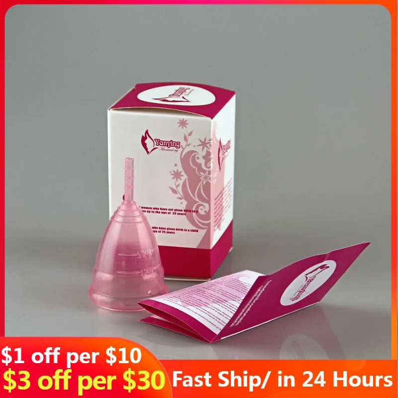 Silikon Menstrual Cup Menstruations Cup Tragbare Tante Tasse Menstruations Pflege kann ersetzen