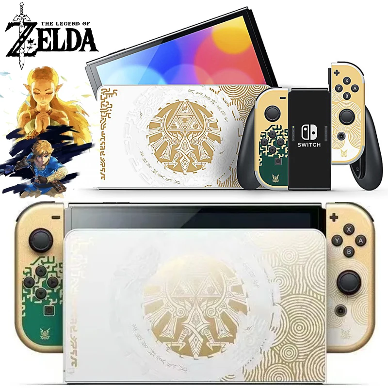 Zelda Tears of The Kingdom Limited Console Skin Sticker for Nintendo Switch OLED NS Joy-con Controller Dock Switch Accessories - AliExpress 26