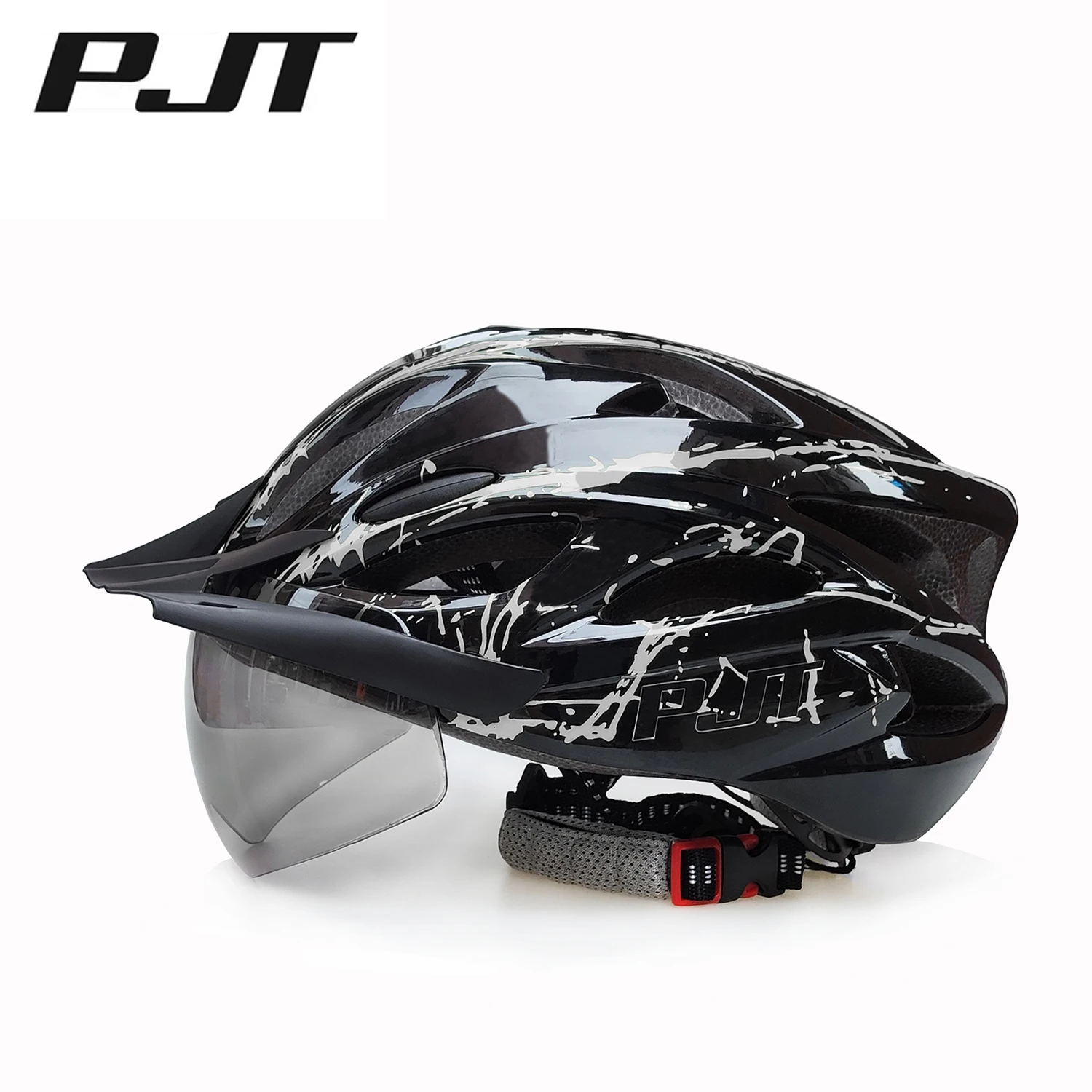 PJT 4-in-1 Bike Helmet Adult MTB Road Cycling w/ Visor & Goggles 18 Vents | eBay PJT 4-in-1 Bike Helmet Adult MTB Road Cycling w/ Visor & Goggles 18 Vents | eBay