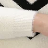 Korean Version Style Up Uppolo/Turtle Neck Sweater Loose Fit Versatile Winter Stretch Knitted Top Outer Wear Plush Top For Men 3