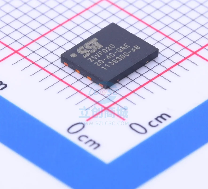 

100% SST25VF020-20-4C-QAE Package WSON-8 New Original Genuine NOR FLASH Memory IC Chip