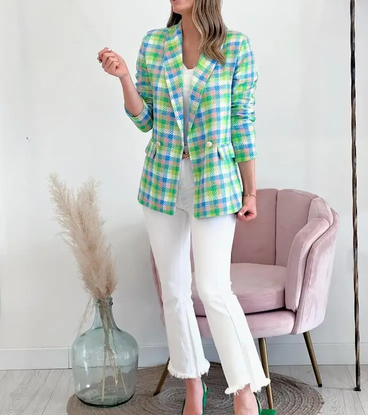 Рисунок 3 - Клетчатая Повседневная куртка с