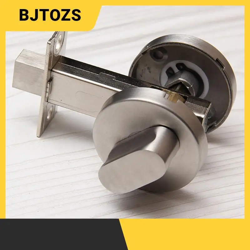 

1pcs Stainless Steel Door Lock With Red Green Indicator Public Restroom Toilet Partition Thumbturn