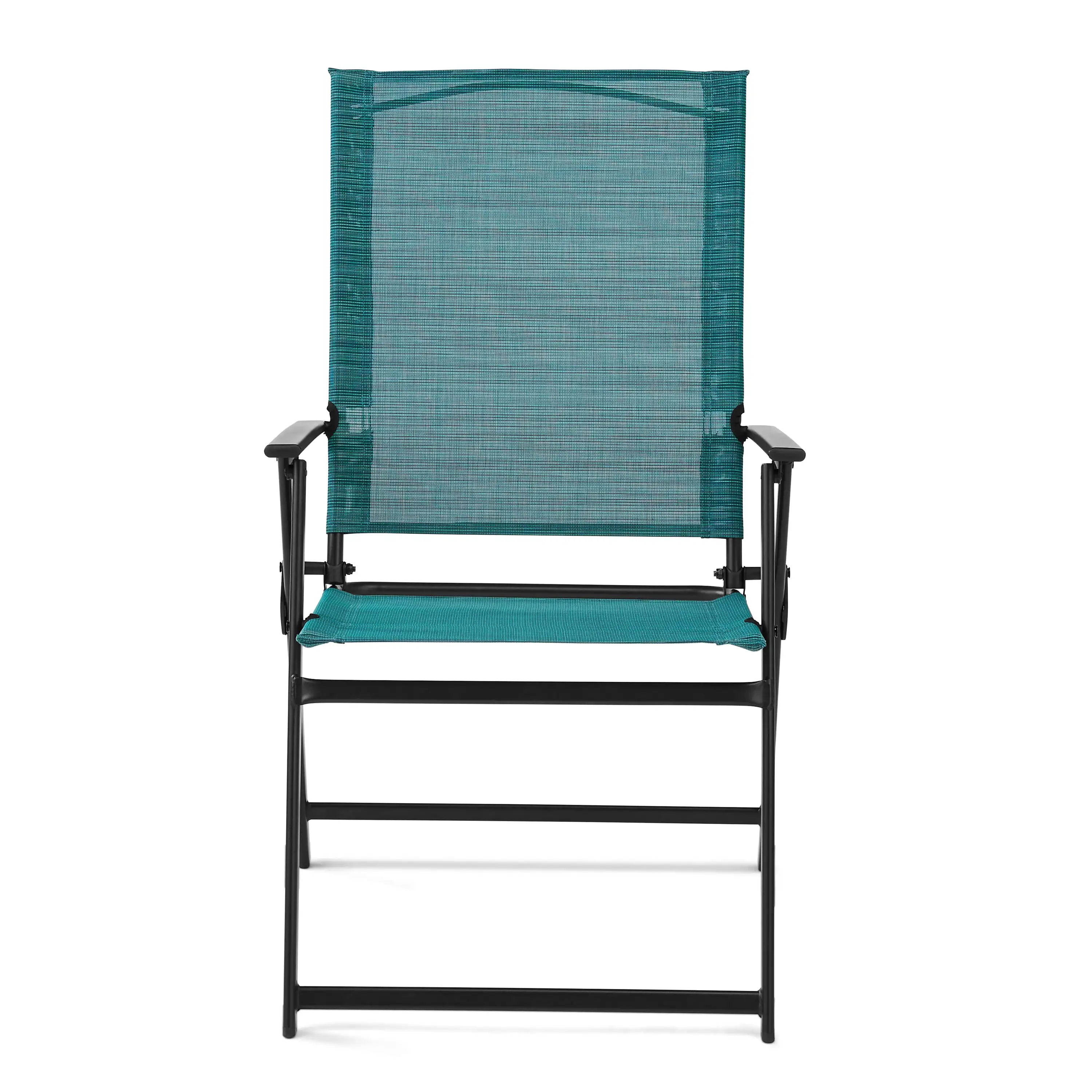 

Greyson Square Set of 2 Outdoor Patio Steel Sling Folding Chair, Teal
