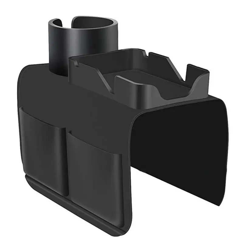 

Couch Cup Holder Tray Silicone Sofa Armrest Tray With Side Pockets And Cup Holder Anti-Spill Couch Arm Tray For Sofa