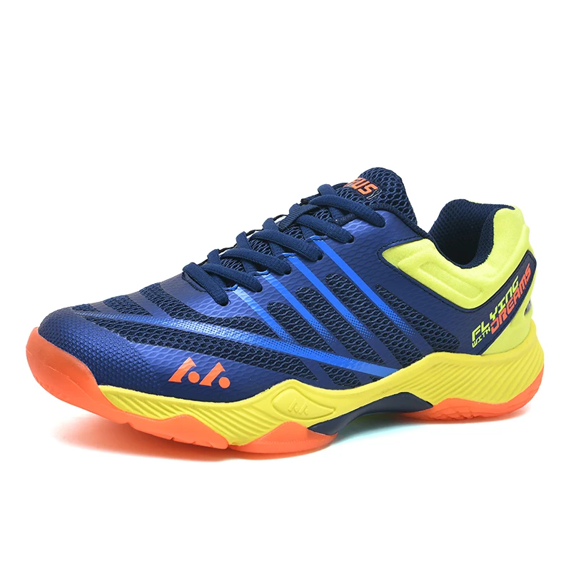 Men Women Badminton Shoes Outdoor Breathable Ladies Gym Training Sneakers White Green Man Tennis Shoes Trainer Plus Size