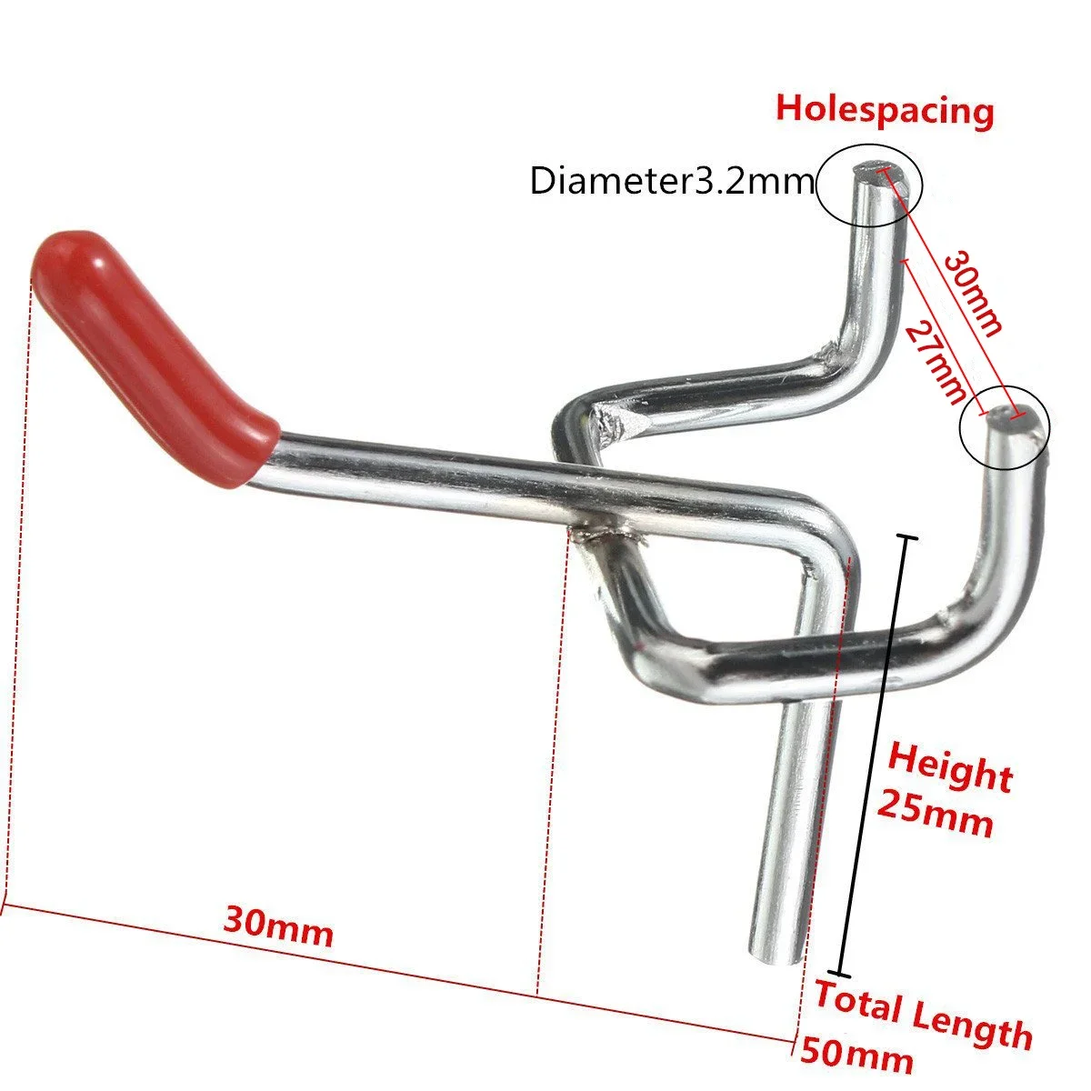 Chrome Metal Wall Hanger para Home Display,
