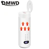 DMWD Electric Heating Kettle Portable Water Cup 0.4L Water Boiler Thermos cup Tea Pot Brewing milk Adjustable temperature Travel 4