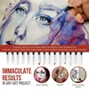 8pcs Small Detail Paint Brush Set, Hobby Art Professional Thin Miniature Fine Paint Brushes for Watercolor Oil Acrylic 4