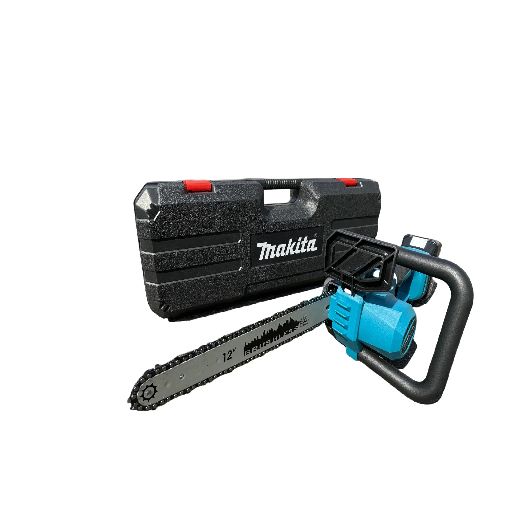 Makita 18V tools12inch Brushless Electric Chainsaw Rechargeable Wood Cutter Tree Branches Pruning Logging Chain Saw power tool