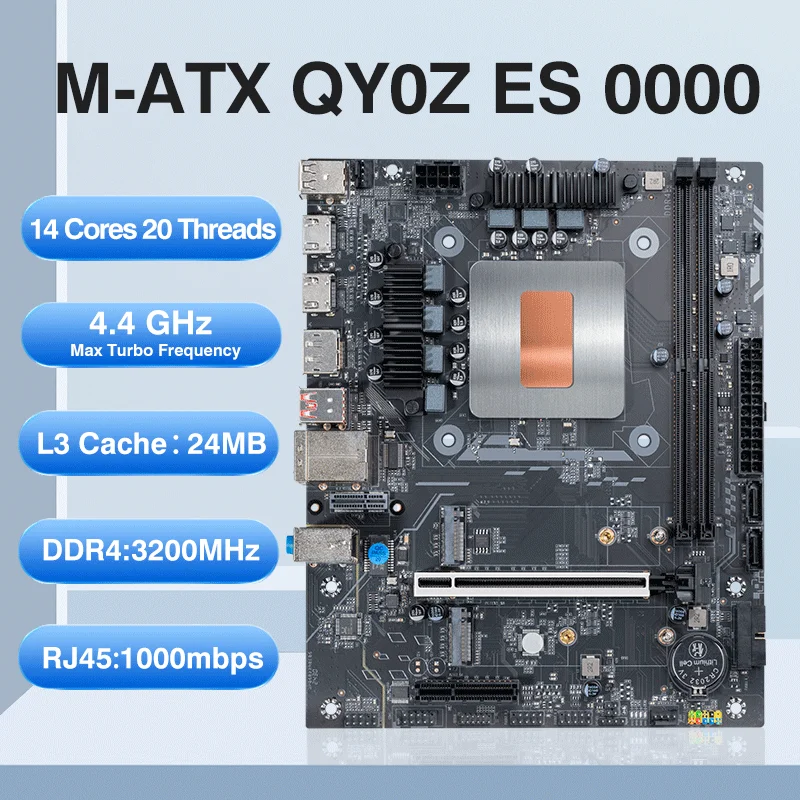 M-ATX CPU Motherboard Combo Kit i7 ES 0000 QY0Z(Refer to i7 12