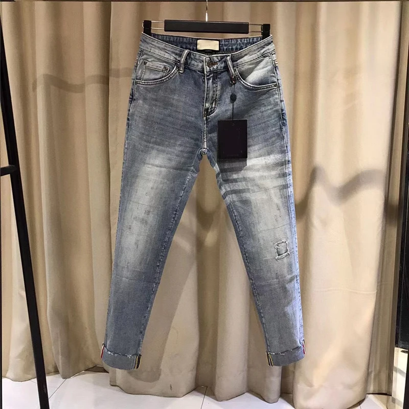 2022 Fashion Luxury Brand TB Jeans Men 