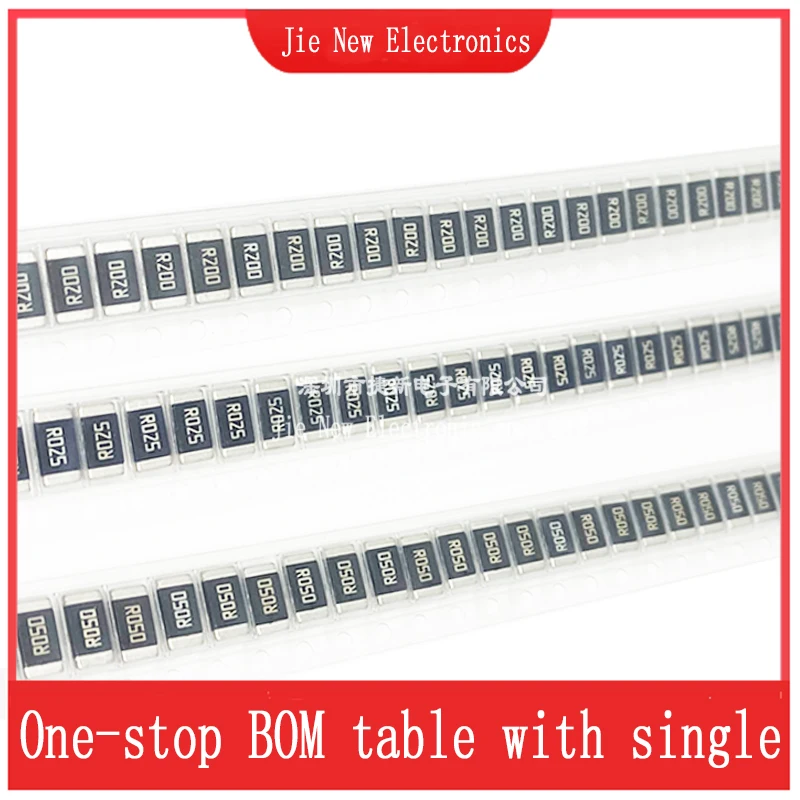 50PCS 2512 SMD Resistor 1% 0R-10M 0.1R 0.24R 0.75R 1R 10R 47R 100R 1K  4.7K 10K 47K 82K 100K 220K 330K 750K 1M 2.2M 6.2M 9.1M