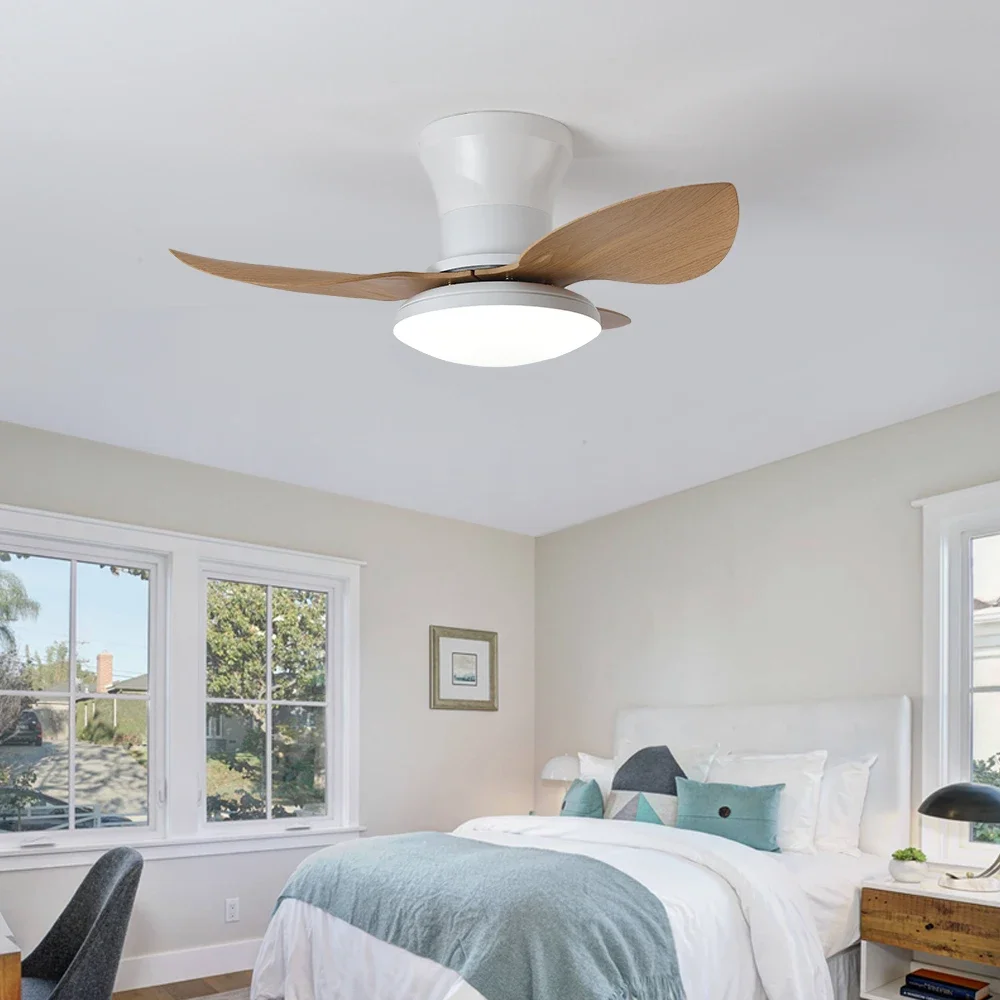 Remote Control 50W LED Ceiling Fan Light Dimming Function 85-265V for Living Room Study Home,ceiling fan,led ceiling fan lights,led fan light,led ceiling lights